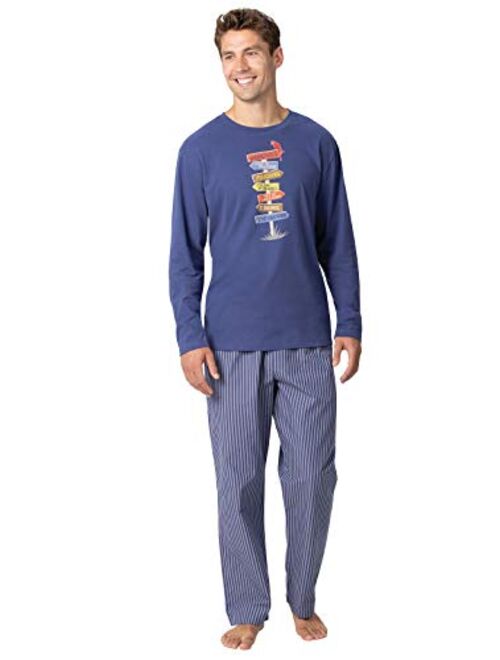 PajamaGram Pajamas for Men Cotton - Mens Pajama Sets