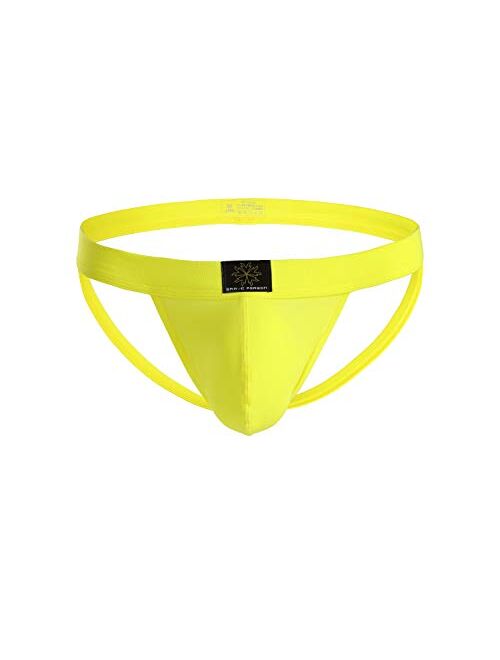 BRAVE PERSON Men's Underwear Jockstrap G-String Briefs Pouch Thong