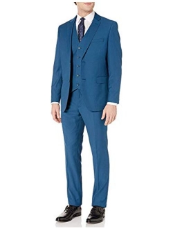 Adam Baker Men's 3-Piece Single Breasted Slim Fit Suit & Tuxedo - Colors