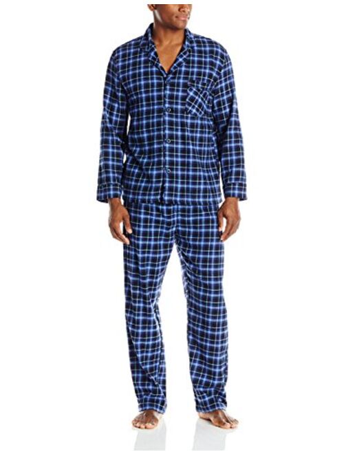 Hanes Men's Long Sleeve Flannel Pajamas