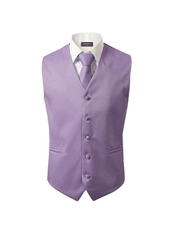 3 Pcs Vest + Tie + Hankie Men's Fashion Formal Dress Suit Slim Tuxedo Waistcoat Coat