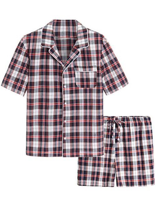 Latuza Men's Cotton Woven Short Sleepwear Pajama Set