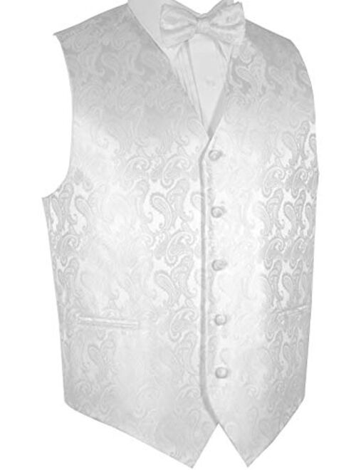 Brand Q Men's Tuxedo Vest and Bow-Tie Set