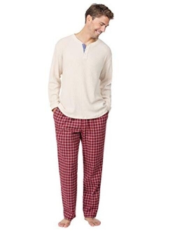 Mens Pajamas Set Plaid - Mens Flannel Pajama Set