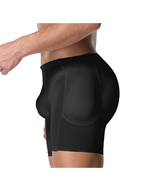 DoLoveY Men Butt Lifter Shapewear Butt Shaper Boxer Padded Enhancing Underwear Tummy Control