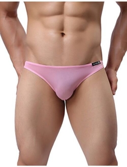 Underwear Men's 4 Pack Classic Low Rise Stretchy Hip Briefs Bikini