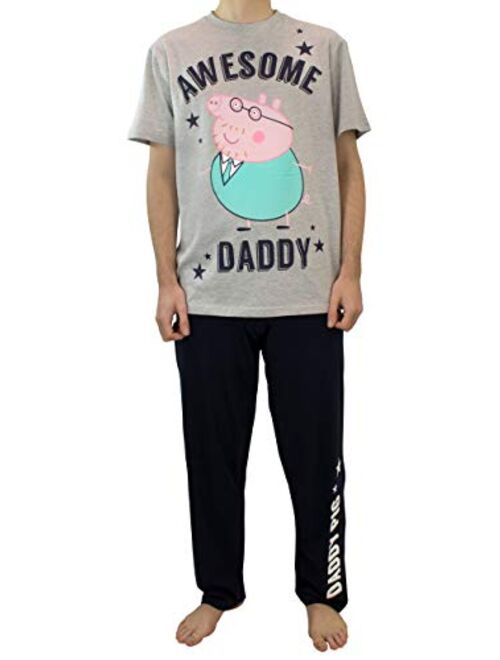 Peppa Pig Mens Daddy Pig Pajamas