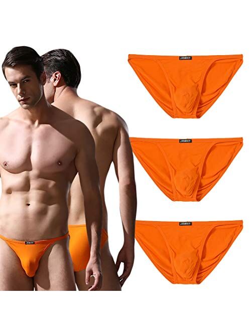 JINSHI Mens Underwear Briefs Bikini Low Rise Bikini Swimwear