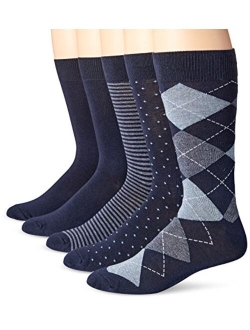 Men's 5-Pack Patterned Dress Socks