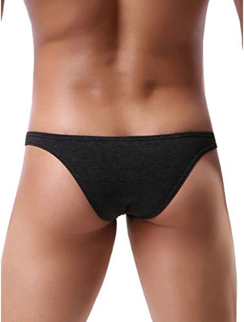 iKingsky Men's Big Pouch G String Sexy Low Rise Bulge Thong