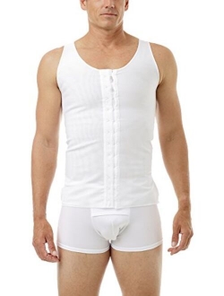 Underworks Mens Extreme Gynecomastia Pre-Surgical Post-Surgical Chest Binder Vest - Stage 1 Lipo Vest 980