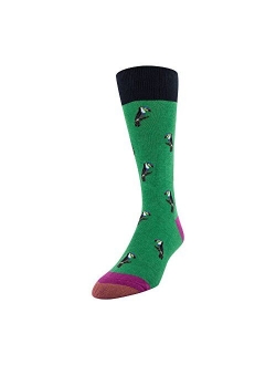 Men's Printed Novelty Graphic Fashion Dress Crew Socks, 1 Pair