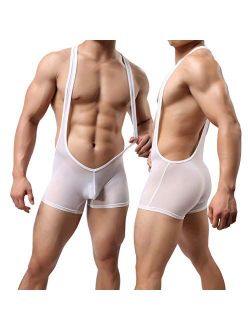 Premium Men's Wrestling Leotard, Men's Wrestling Singlet Bodysuit, Silky Smooth.