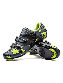 Santic Cycling Shoes Road Bike Shoes Spin Shoes with Buckle