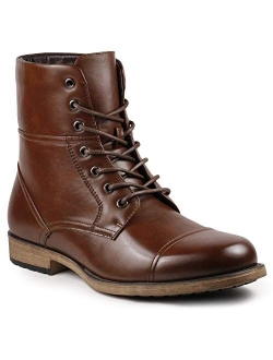 Metrocharm MC310 Men's Lace Up Cap Toe Dress Casual Fashion Oxford Boot