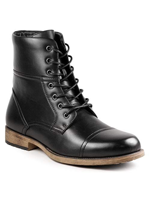 Metrocharm MC310 Men's Lace Up Cap Toe Dress Casual Fashion Oxford Boot