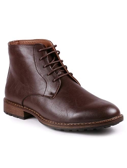Metrocharm MC132 Men's Lace Up Casual Fashion Ankle Oxford Boot
