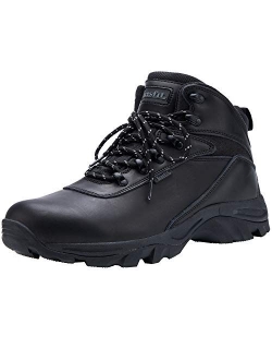 Leisfit Men's Outdoor Waterproof Hiking Boots Insulated Boots Work Boots Trekking Boots