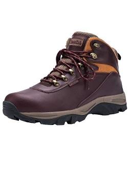 Leisfit Men's Outdoor Waterproof Hiking Boots Insulated Boots Work Boots Trekking Boots