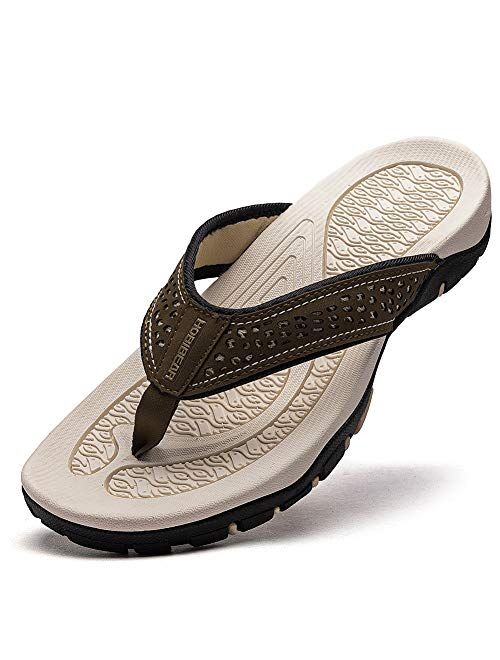 GUBARUN Mens Sport Flip Flops Comfort Casual Thong Sandals Outdoor