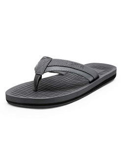NORTIV 8 Men's Flip Flops Thong Sandals Comfortable Light Weight Beach Shoes