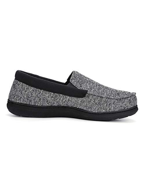 RockDove Men's Moc Slipper with SILVADUR Anti-Odor Fabric