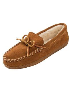 Minnetonka Men's Pile Lined Hardsole Slipper