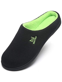 MAIITRIP Men's Cozy Memory Foam House Slippers Non Slip (Size:7-15)