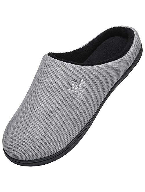 MAIITRIP Men's Cozy Memory Foam House Slippers Non Slip (Size:7-15)