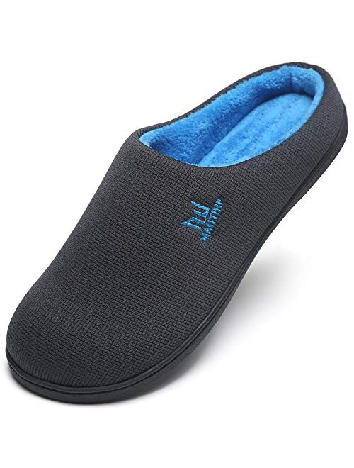 MAIITRIP Men's Cozy Memory Foam House Slippers Non Slip (Size:7-15)