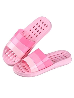 Shower Slipper, Quick Drying Non-Slip Slippers, Bathroom House and Pool Sandals, in-Door Slipper for Gym, Soft Sole