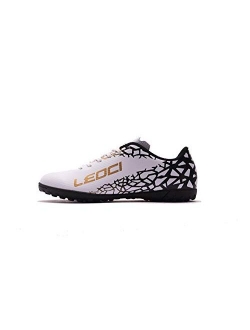 LEOCI Performance Turf Soccer Shoes - Men and Boy Soccer Shoes Indoor Soccer Cleat