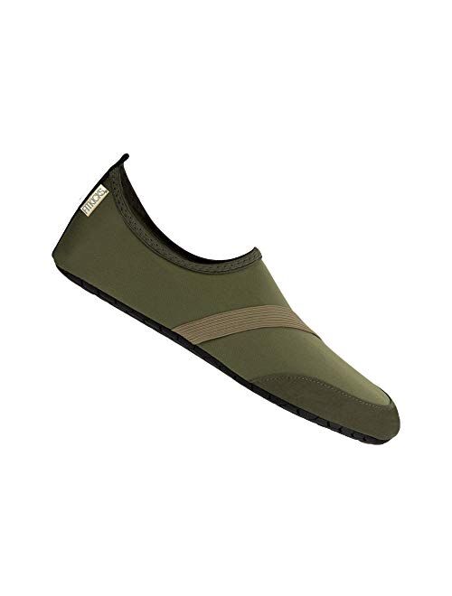 FitKicks Original Men's Edition Foldable Active Lifestyle Minimalist Footwear Barefoot Yoga Water Shoes