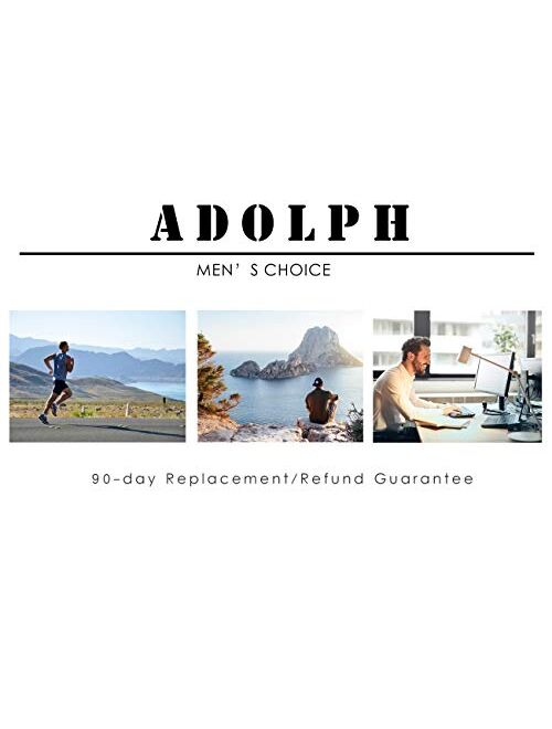 ADOLPH Men's Boxer Briefs 5 Pack No Ride-up Breathable Comfortable Cotton Sport Underwear