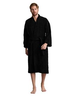 Men's Bathrobe Comfortable 100% Turkish Cotton, Soft, Warm in 10 Colors