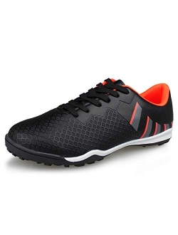 Hawkwell Men's Athletic Lightweight Running Outdoor/Indoor Comfortable Soccer Shoes