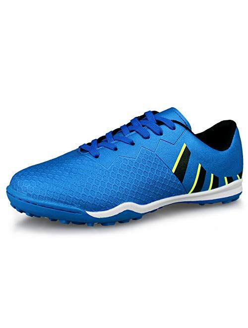 Hawkwell Men's Athletic Lightweight Running Outdoor/Indoor Comfortable Soccer Shoes