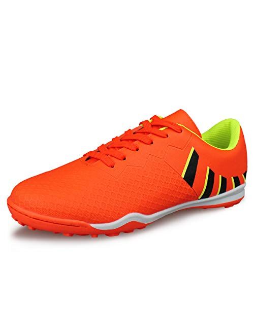 Hawkwell Men's Athletic Lightweight Running Outdoor/Indoor Comfortable Soccer Shoes