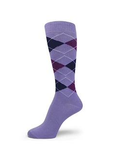 Spotlight Hosiery Elite Quality Colorful Soft Cotton Men's Argyle Dress Sock