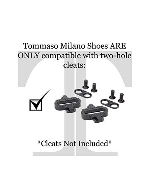 Tommaso Milano Men's Commuter/Spin Bike Cycling Shoe