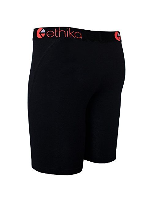 Ethika Mens - The Staple Cotton Solid Elastic Waist Boxer