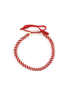 Dowling Brothers One Tibetan Monk Lucky Minimal Rope Buddhist Handmade Knot Bracelet