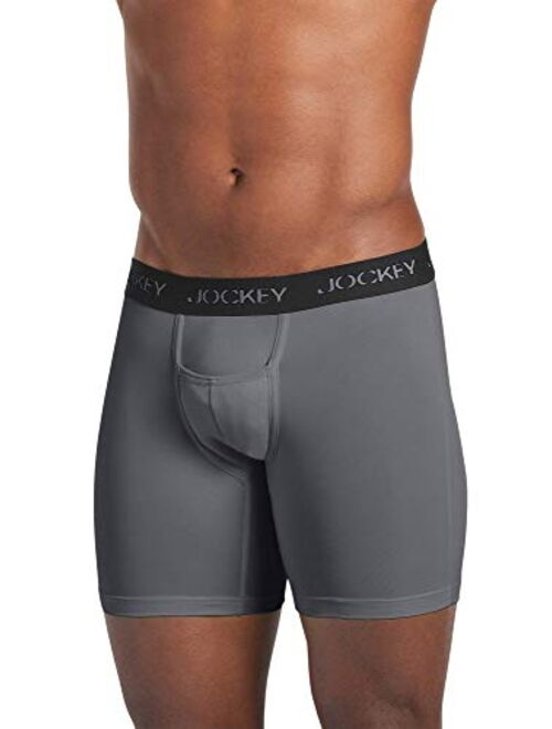 Jockey Men's Underwear Sport Microfiber Boxer Brief