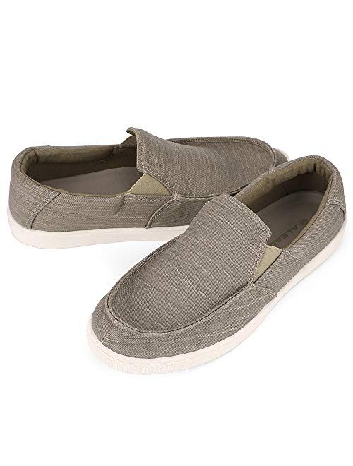 ALEADER Men's Canvas Slip-On Loafer