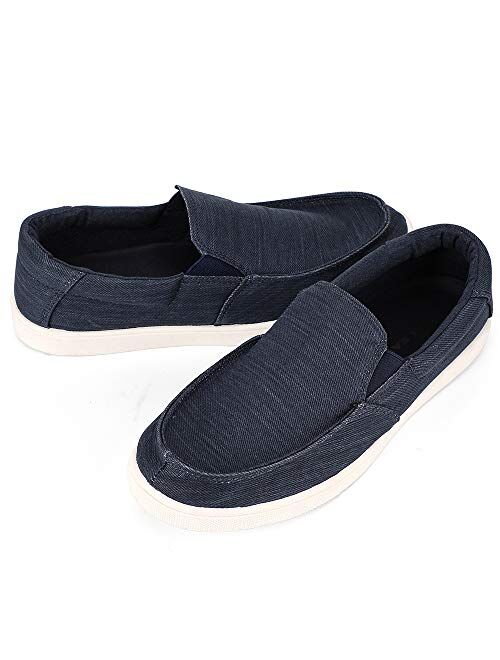 ALEADER Men's Canvas Slip-On Loafer