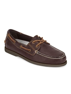 Mens Vargas Leather Handsewn Boat Shoe