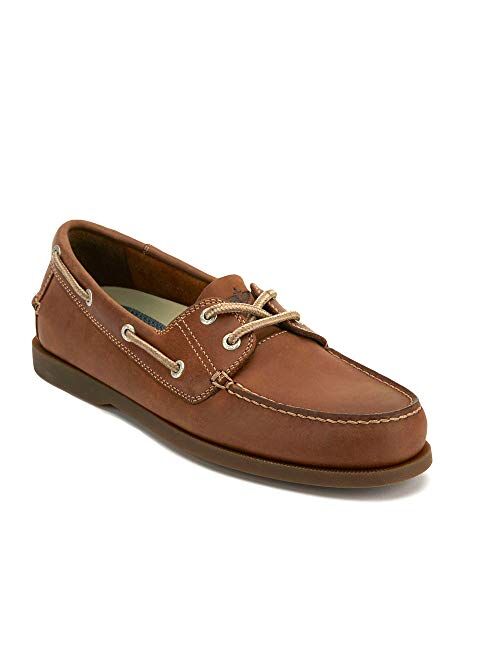 Dockers Mens Vargas Leather Handsewn Boat Shoe