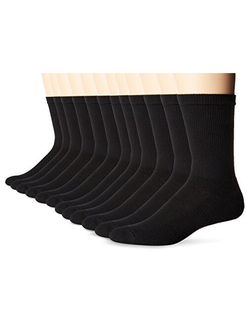 Hanes Men's 12-Pack FreshIQ Odor Control Protection and X-Temp Cool and Dry Ankle Socks