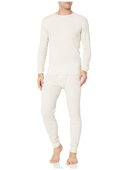 Amazon Essentials Men's Solid Crew Neck Thermal Long Underwear Set