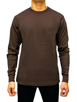 Access Men's Heavyweight Long Sleeve Thermal Crew Neck Top